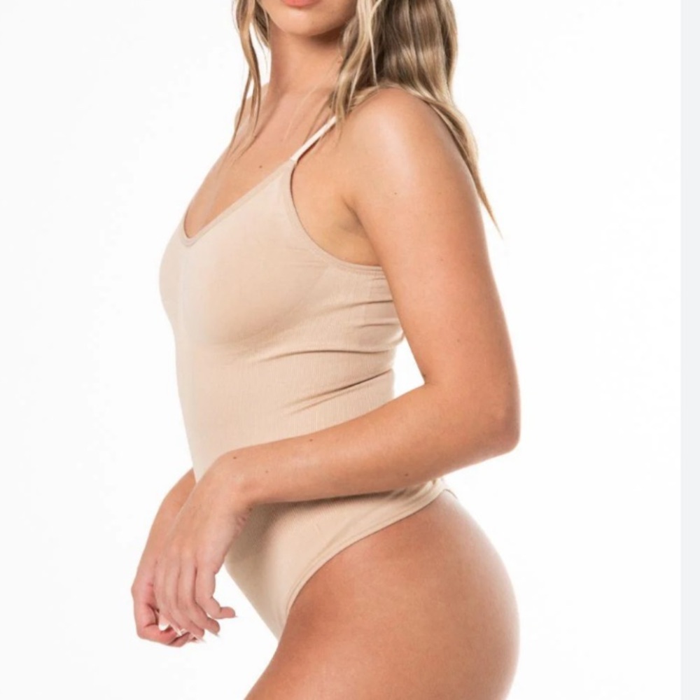 Hey Shape | Snatched Thong Bodysuit - Nude